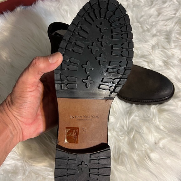 To Boot New York ,Henley Leather Derby Boots Size 12 - Picture 7 of 9